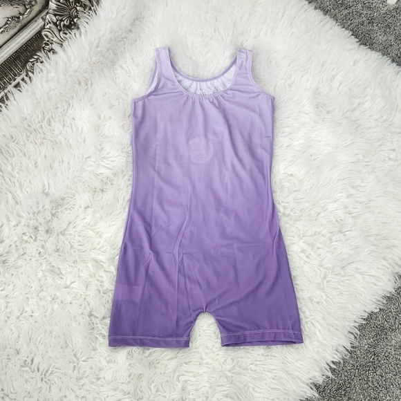 Arshiner Leotards for Girls Gymnastics with Shorts Color Gradient Shiny … - Picture 5 of 9